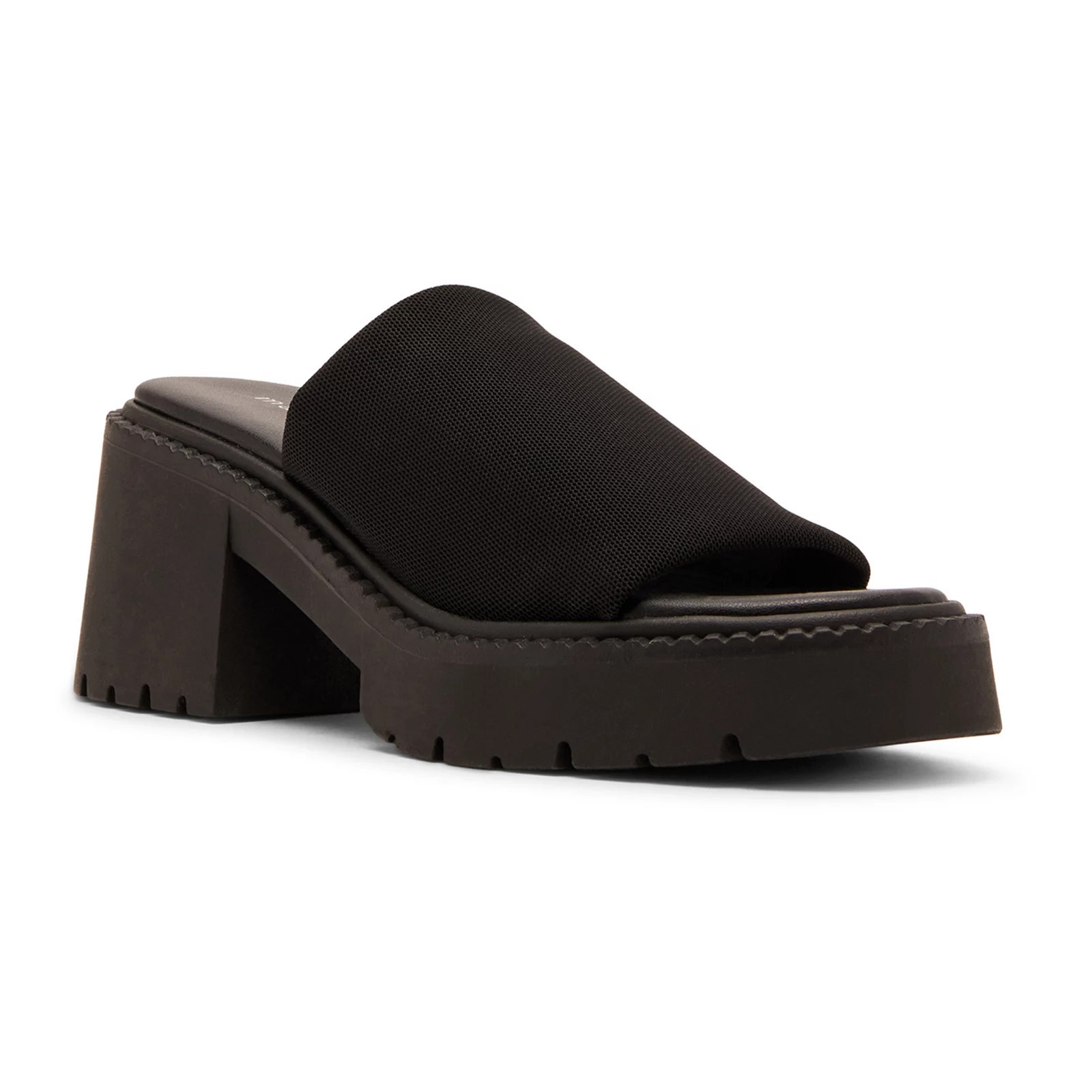 madden girl Trick Women's Platform Slide Sandals, Size: 8.5, Black Fab | Kohl's