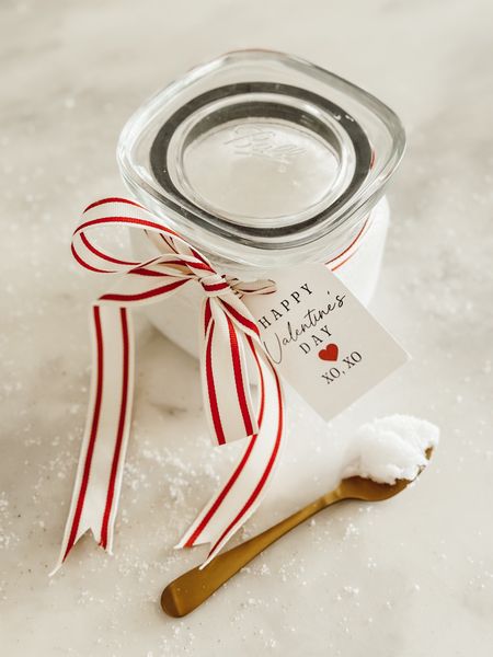 Handmade Coconut Oil Salt Scrub is a perfect gift for Valentine’s Day! Calorie free self care! #handmadegift #valentinesday #valentinesdaygift #inexpensivegift 

#LTKSeasonal #LTKhome