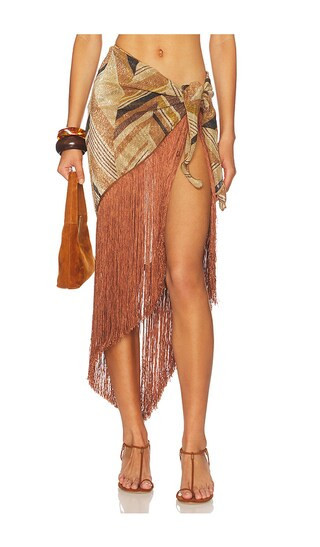 DEVON WINDSOR Paxton Skirt in Tan. - size XS/S | Revolve Clothing (Global)