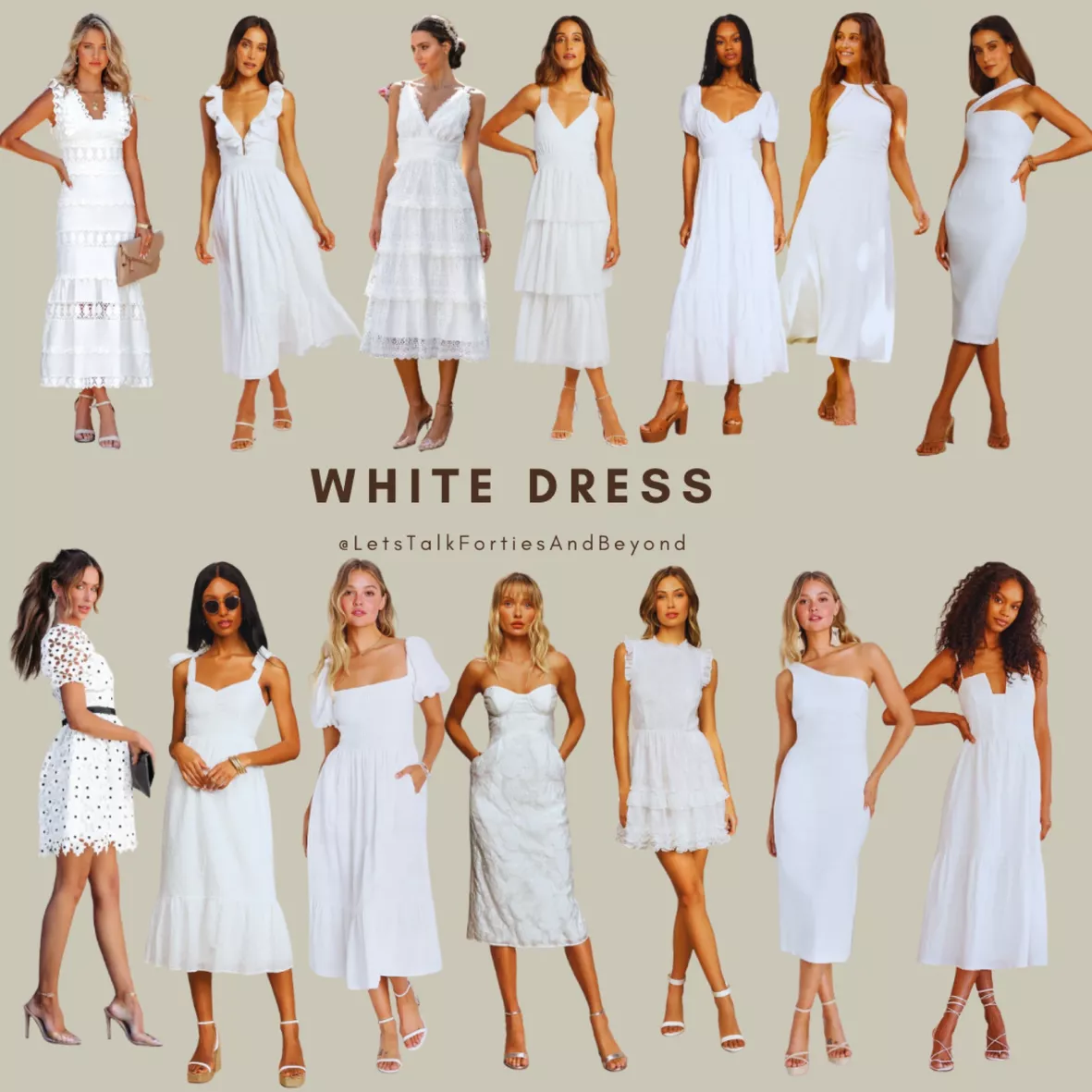 Summer Dream White Tie-Back Halter Midi Dress