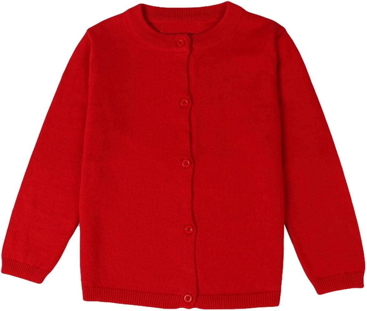 Baby Boys Girls Button-Down Cardigan Toddler Cotton Knit Sweater 1-5t Kid | Amazon (US)
