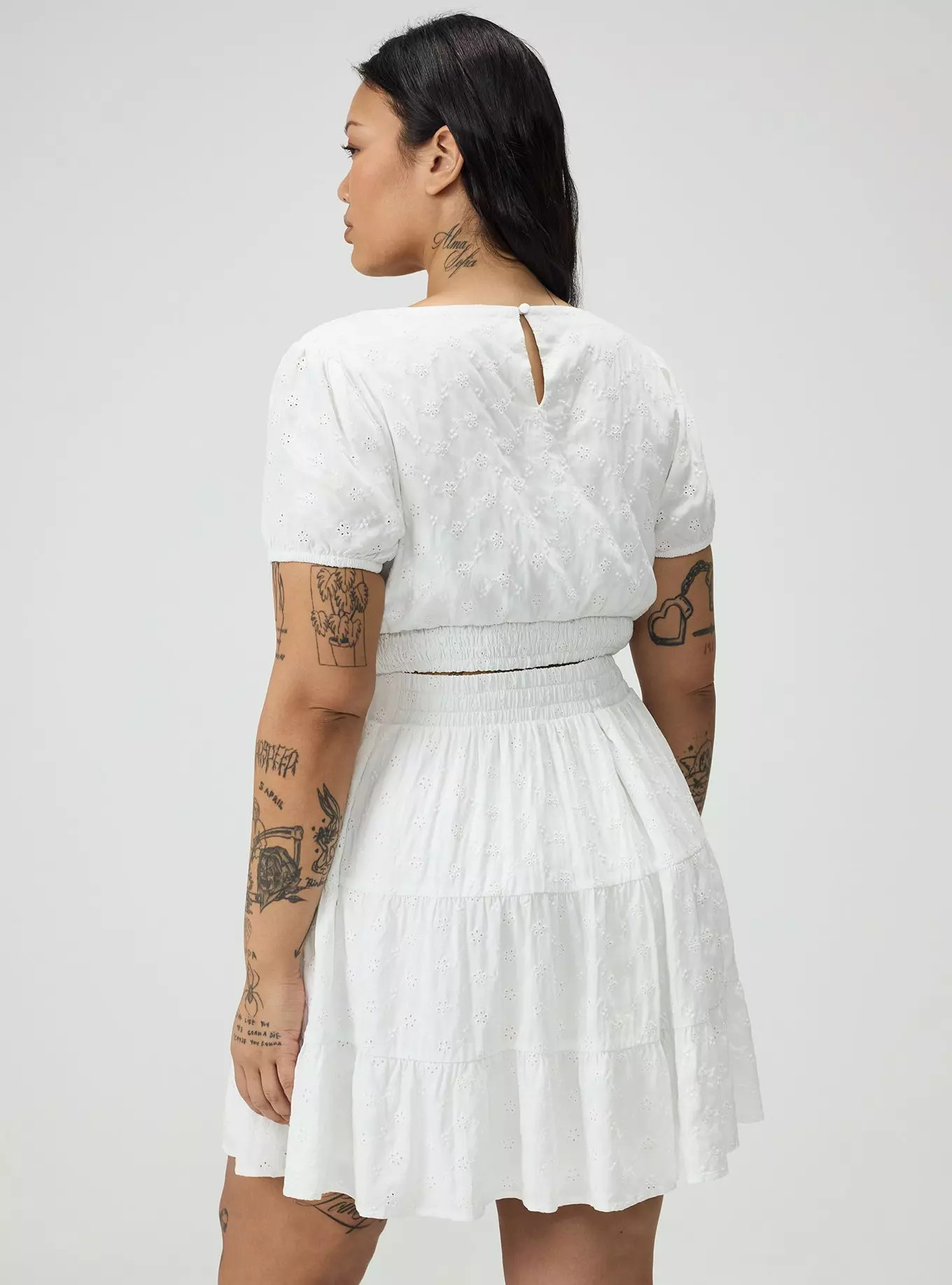 Eyelet Mini Skirt Set | Torrid (US & Canada)