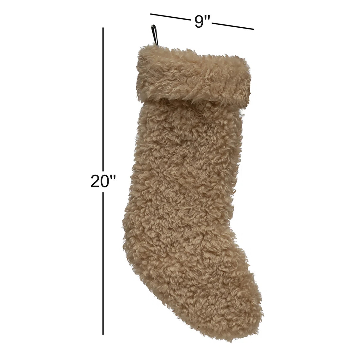 Sherpa Fabric Stocking | Wayfair North America