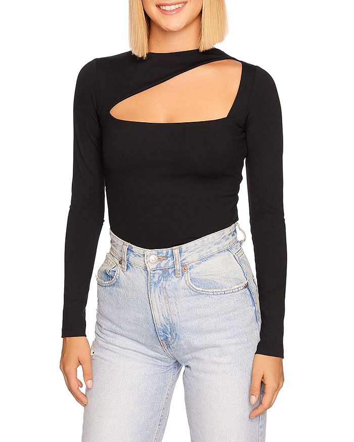 Susana Monaco Cutout Long Sleeve Top Women - Bloomingdale's | Bloomingdale's (US)