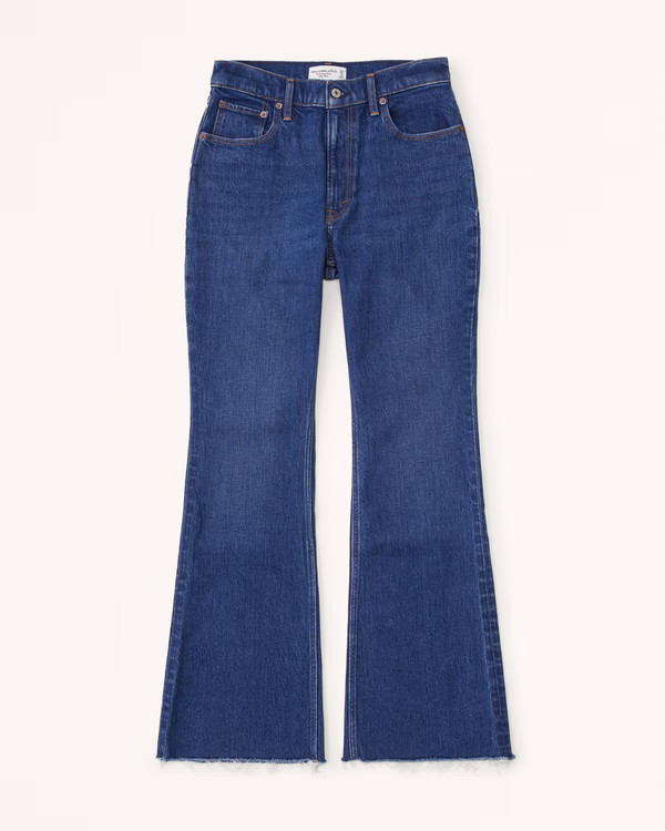 Curve Love High Rise Vintage Flare Jean | Abercrombie & Fitch (US)