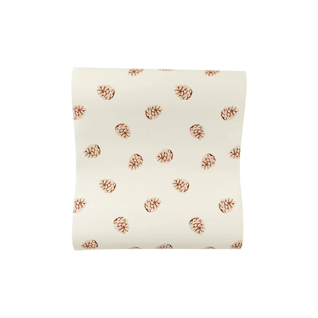 Pine Cone Paper Table Runner | My Mind's Eye