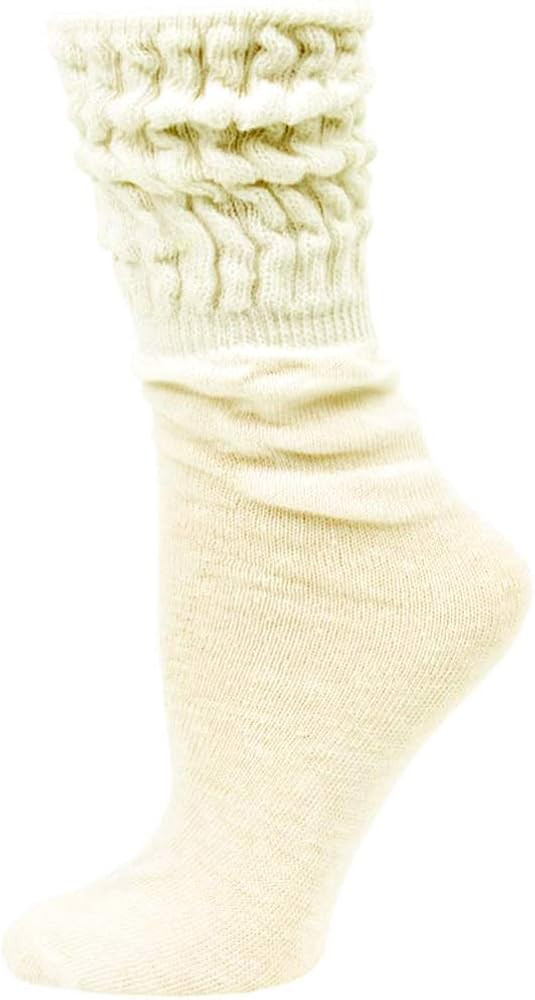 The Branch Eloise Women's Cotton Slouch Socks, Woman's Knee High Boot Socks | Amazon (US)