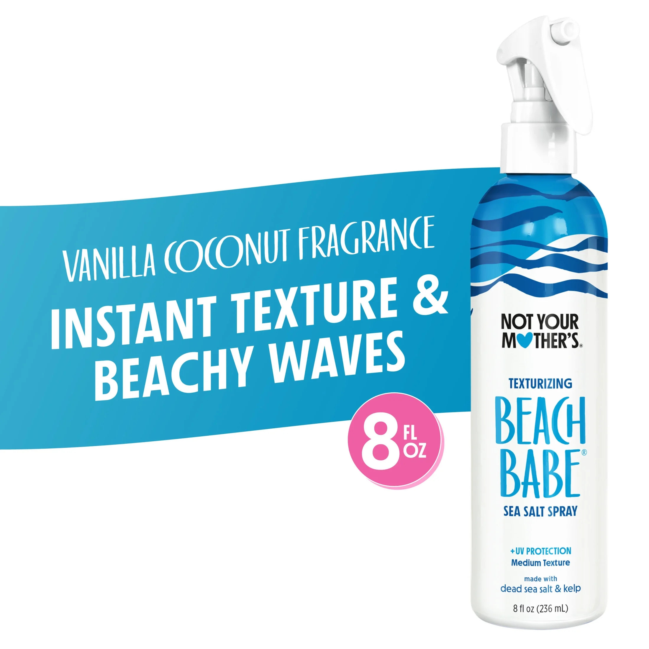 Not Your Mother's Beach Babe Texturizing Sea Salt Spray with UV Protection, 8 fl oz | Walmart (US)