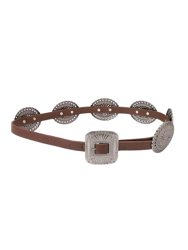 COZYEASE Women's PU Leather Tribal Buckle Waist Belt Adjustable Western Belts Boho Body Accessori... | Amazon (US)