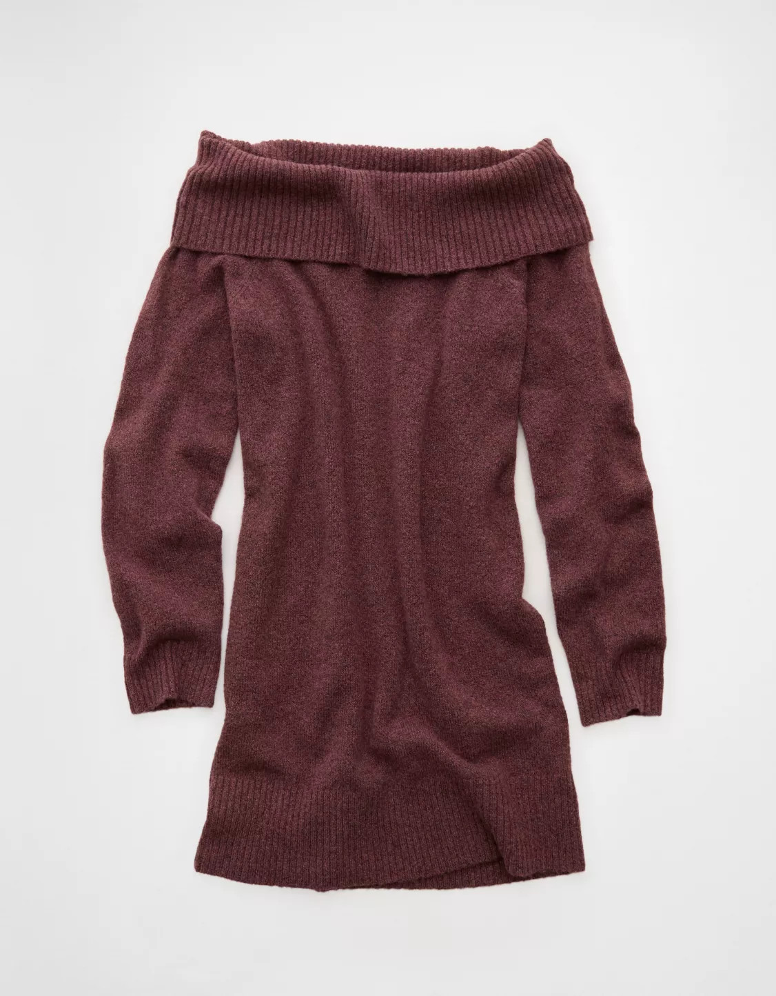 AE Off-the-Shoulder Sweater Mini Dress | American Eagle Outfitters (US & CA)