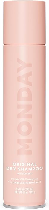MONDAY HAIRCARE ORIGINAL Dry Shampoo with Keratin, oil-absorbing for All Hair Types 200 mL | Amazon (US)