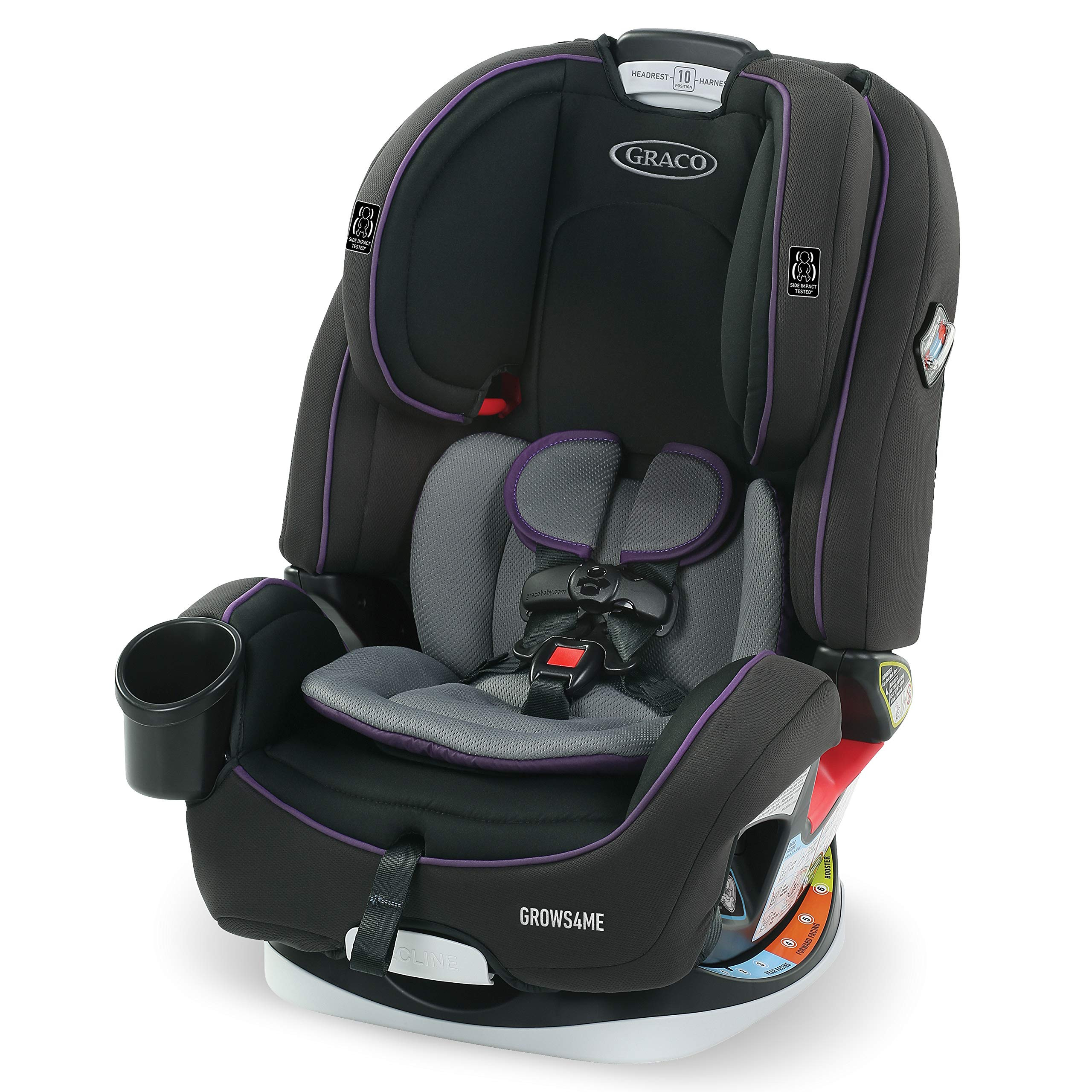 Graco Grows4Me 4 in 1 Car Seat, Infant to Toddler Car Seat with 4 Modes, Vega 1 Count (Pack of 1) | Amazon (US)