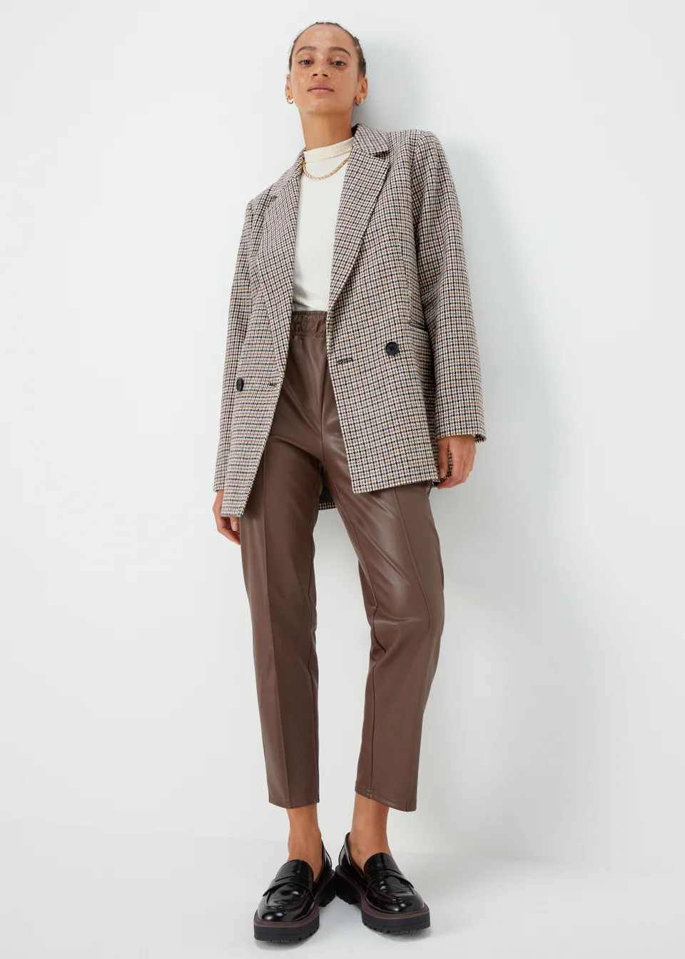 Brown Check Blazer | Matalan (UK)