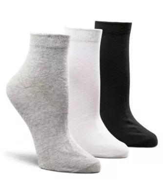 Denver Hayes Women's 3-Pack Ankle Sock White 6-10 | Mark's - Lequipeur