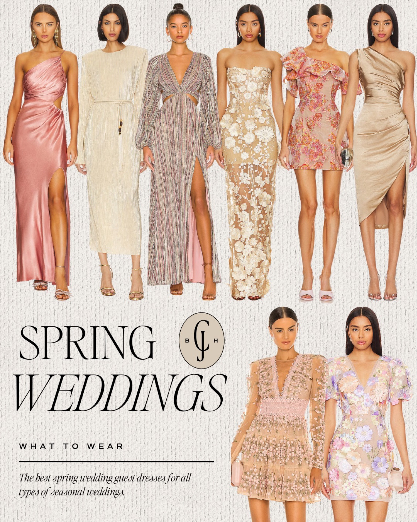 Spring wedding guest dresses 