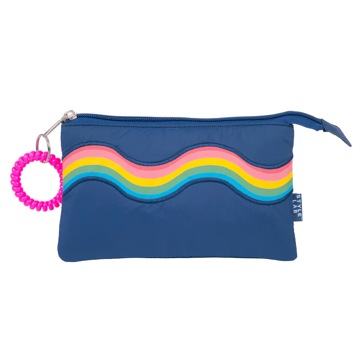 Debo Rainbow Expandable Pouch Navy | Fashion Angels