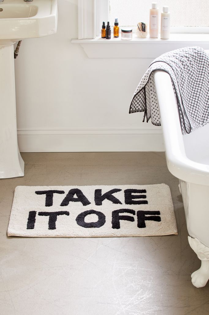 Take It Off Bath Mat | Urban Outfitters (US and RoW)