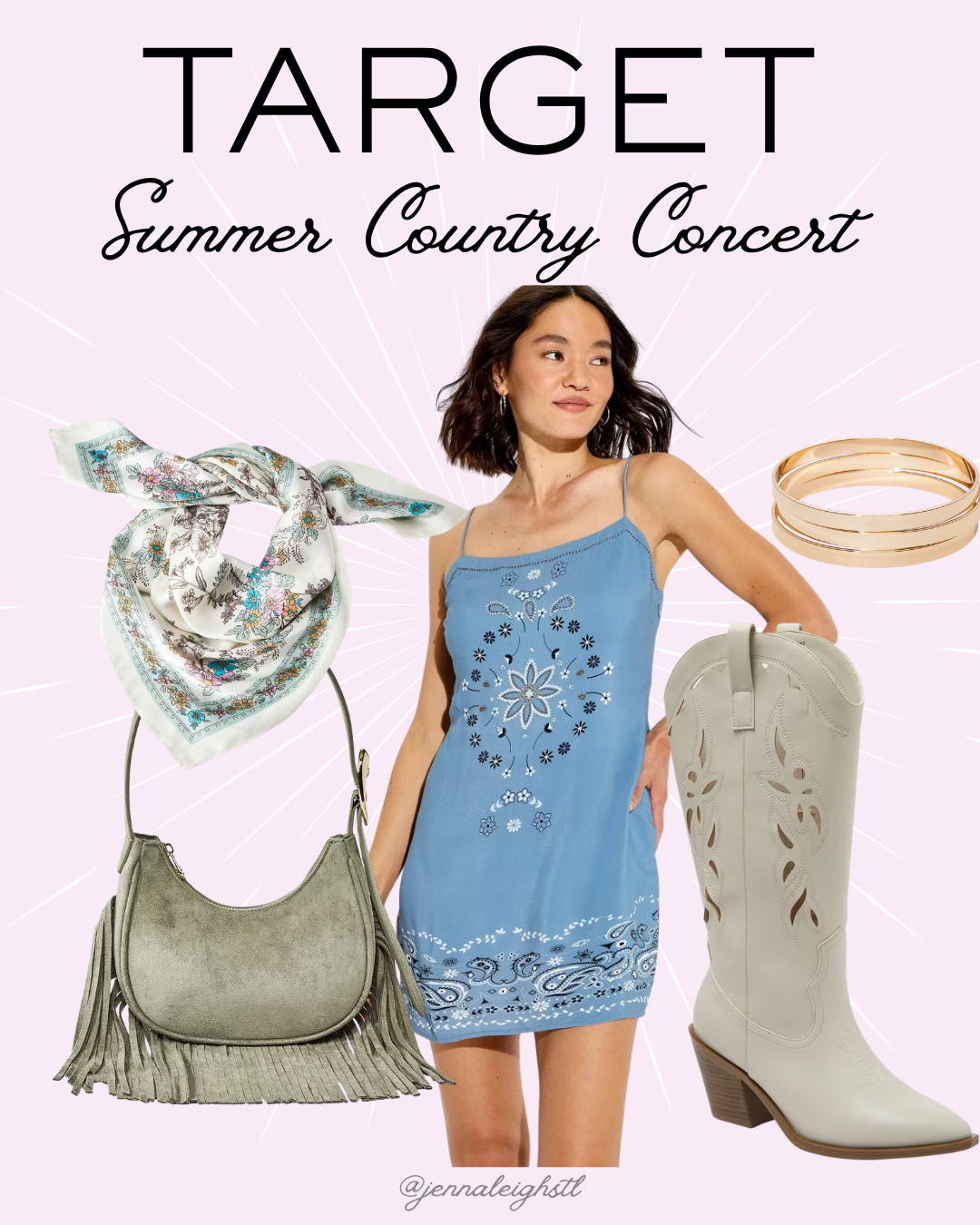 Summer country concert ready with an easy mix of cute and comfortable pieces. Perfect for a night of music, dancing, and warm weather vibes. 

 #LTKootd #LTKSeasonal #LTKMidsize