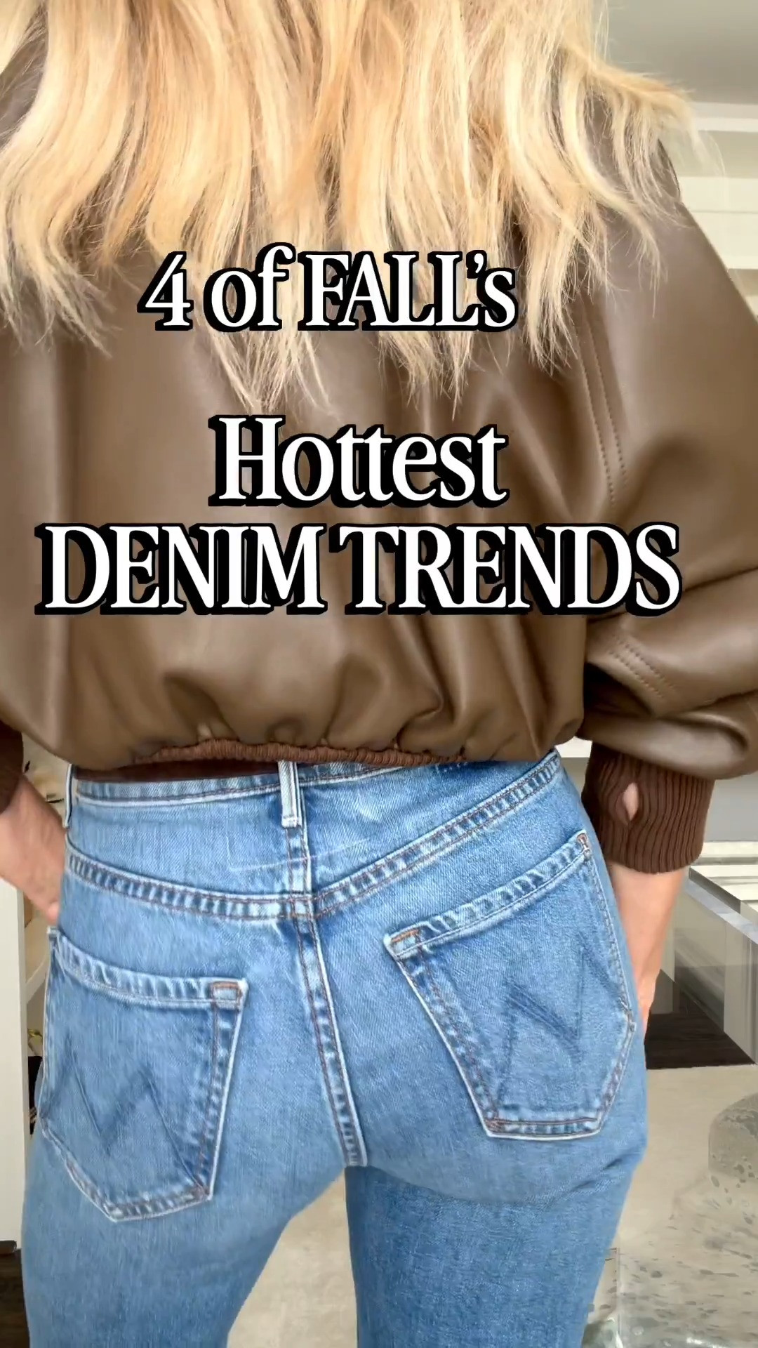 4 of fall’s hottest denim trends (and the pieces I’m wearing on repeat) ✨ 1. High-waisted flare — the most universally flattering silhouette out there. The high rise + floor-skimming hem = legs for days. Wearing these Mother jeans. 2. Soft barrel — my top pick this season, from Pistola. High-waisted with a subtle barrel shape that’s flattering on basically everyone. 3. Cigarette jean + dark wash — two trends in one. These $50 Quince jeans are high-waisted, straight-leg, and fit like designer denim. Still can’t believe the price. 4. Wide leg — Reformation’s take in a neutral khaki instead of classic blue. Such a fresh alternative to your everyday denim. Everything runs tts, I’m wearing a size 24 in all denim and XS in the jackets and tops. 

 

#LTKootd #LTKgrwm #LTKOver40