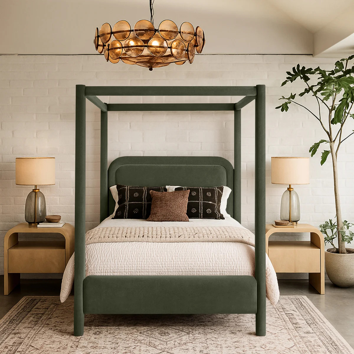 Salina Velvet Upholstered Bed | Wayfair North America