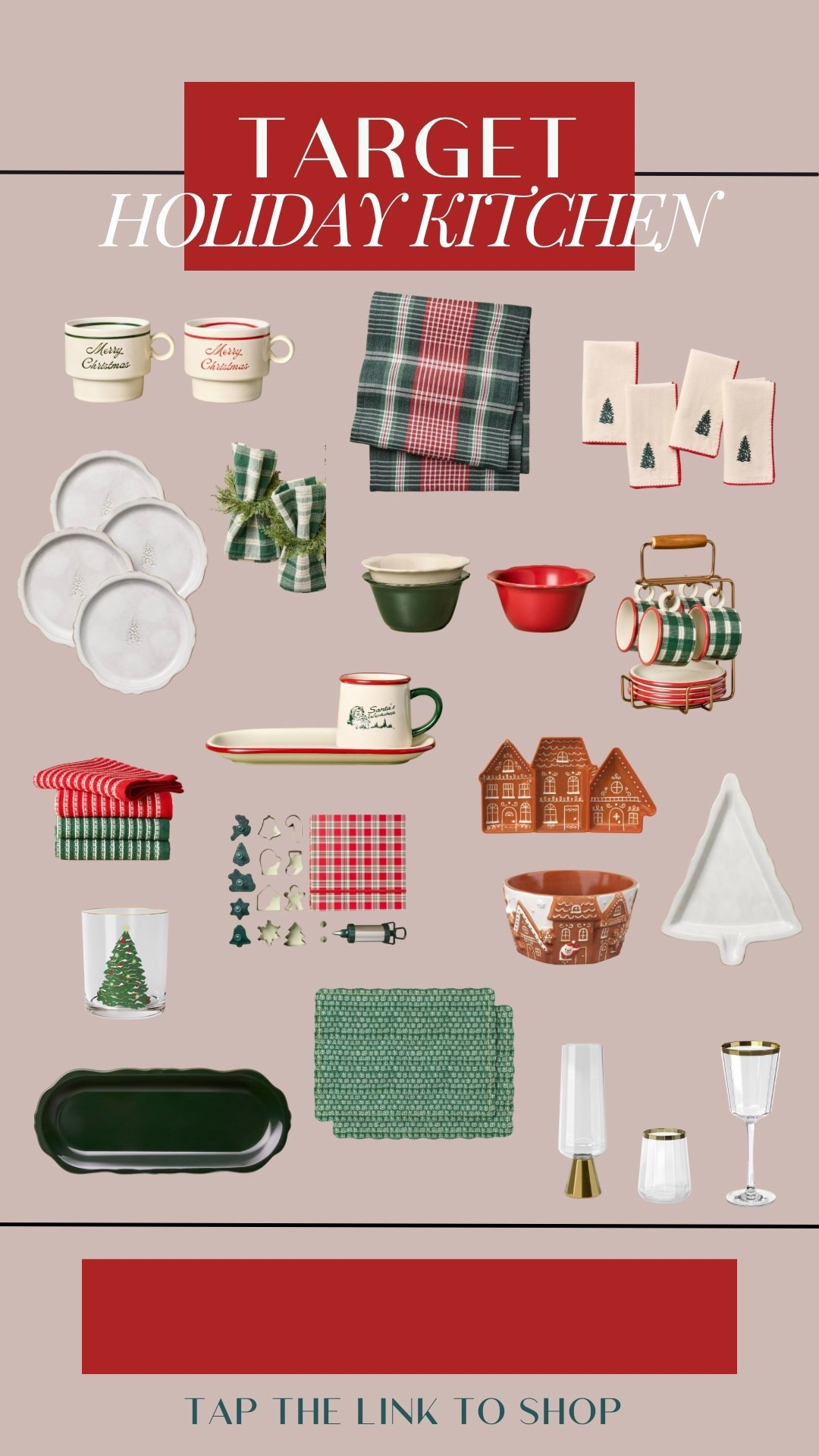 New at Target 🎯 
Holiday kitchen Christmas 🎄 

#LTKFindsUnder50 #LTKParties #LTKHome