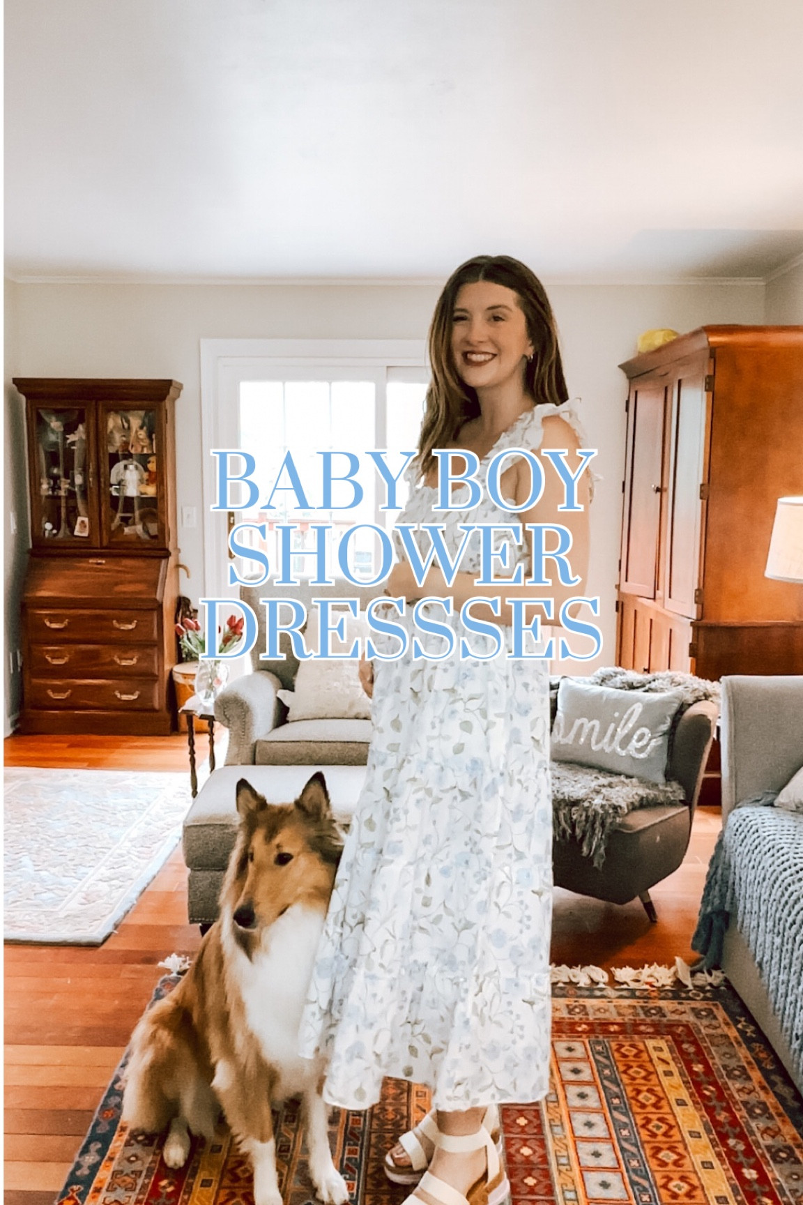 Baby Shower Dresses for a baby boy! 🩵 I found the cutest dresses for my baby shower which had a storybook theme. All of the dresses I tried on were no maternity bump friendly dresses. 

I’m 6 months pregnant and 5’7”. I’m wearing my pre pregnancy size medium in everything! 

#bumpfriendly #babyshowerdress #bumpfriendlydress

#LTKBump #LTKFindsUnder100 #LTKFindsUnder50
