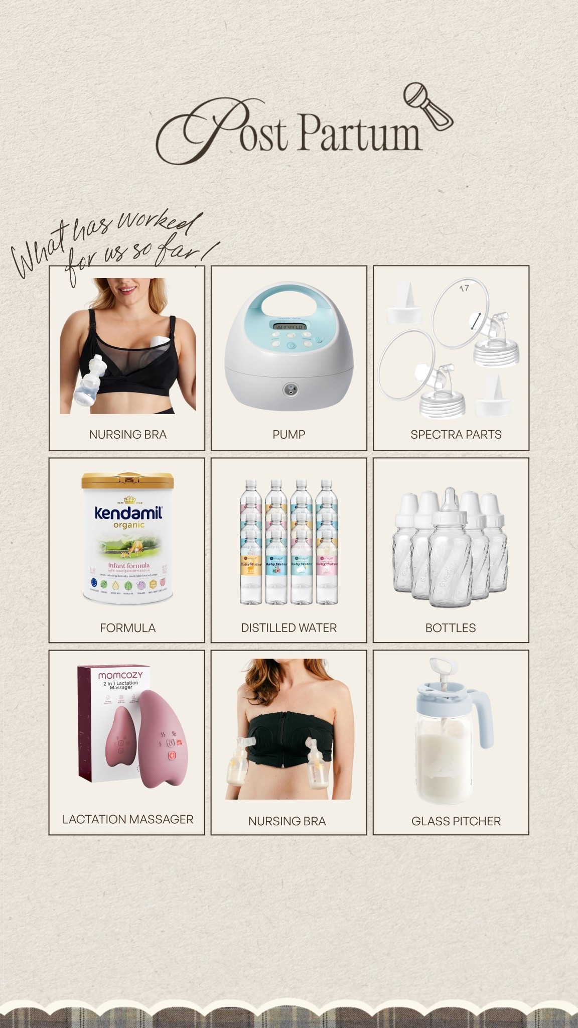 What I’ve been using post partum so far🤍

#LTKBaby