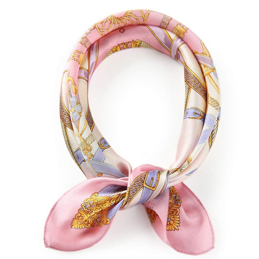 MEISEE 100% Mulberry Silk Scarfs Small Square Scarf 21" x 21" Neck Scarf Breathable Lightweight f... | Amazon (US)