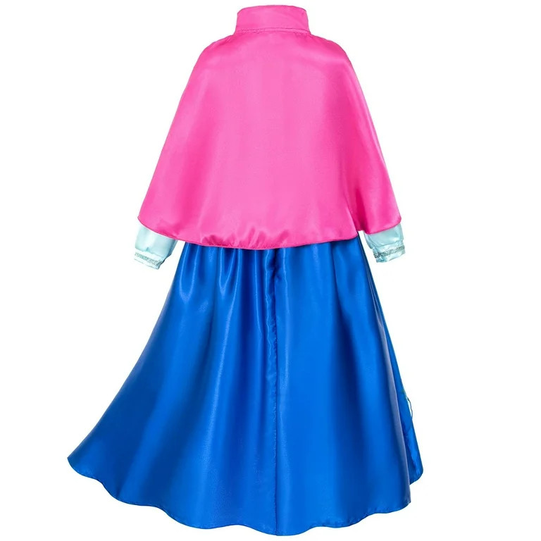 Jurebecia Princess Dress Snow Queen Costume for Girls Birthday Party Halloween Christmas Cosplay ... | Walmart (US)