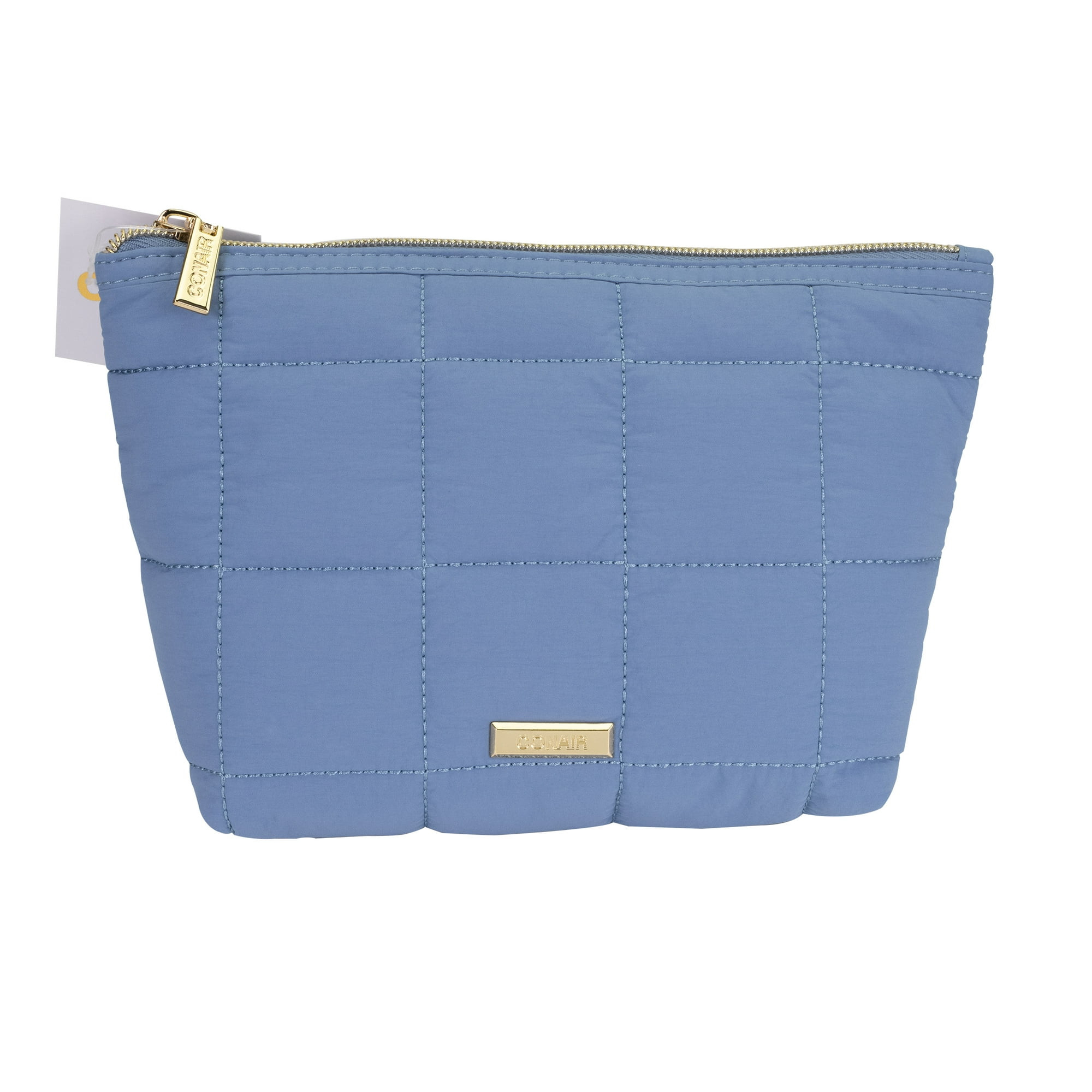 Conair Clutch Quilted Blue Cosmetic Bag | Walmart (US)