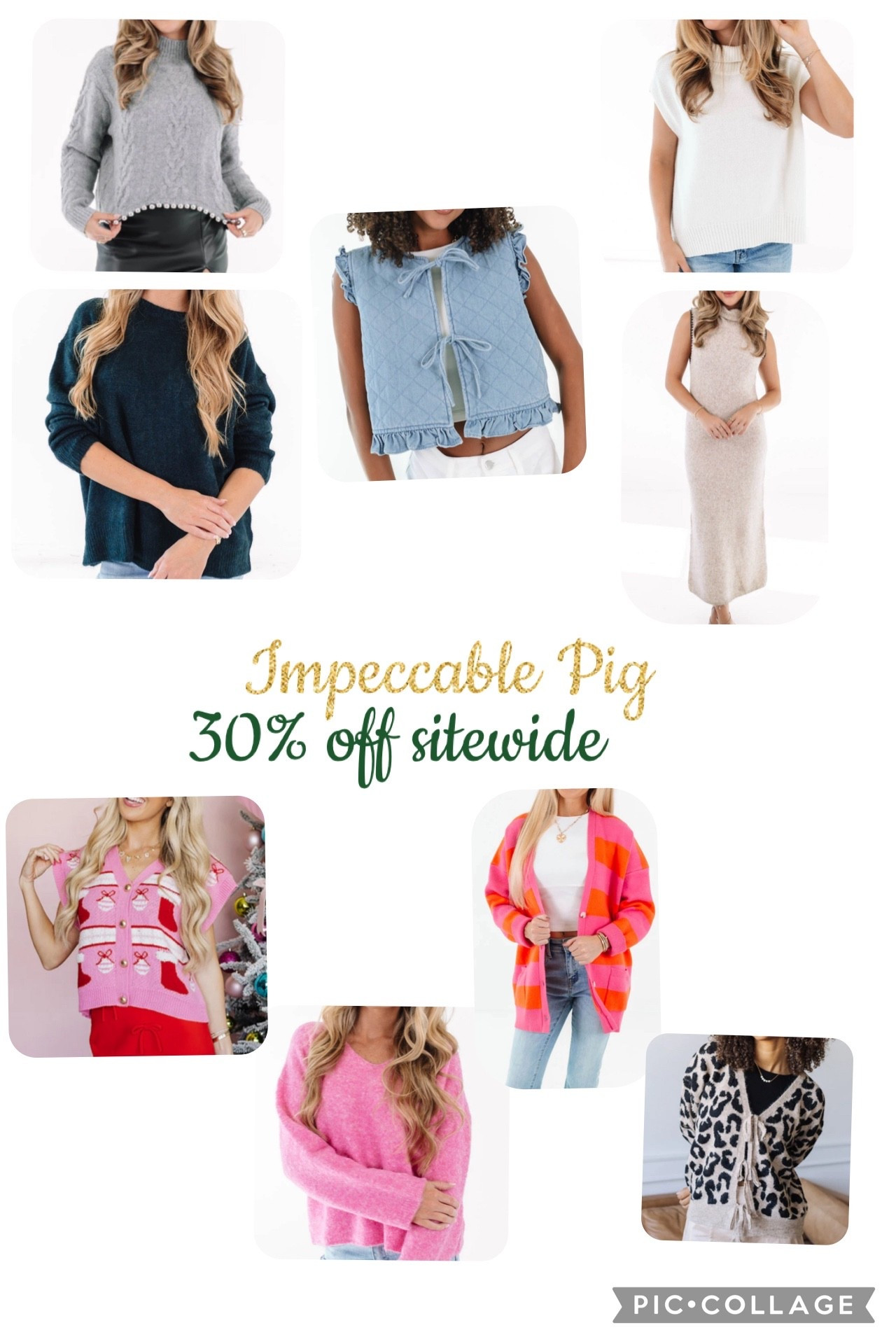 Get 30% off your order at Impeccable Pig as they countdown to Christmas!!
