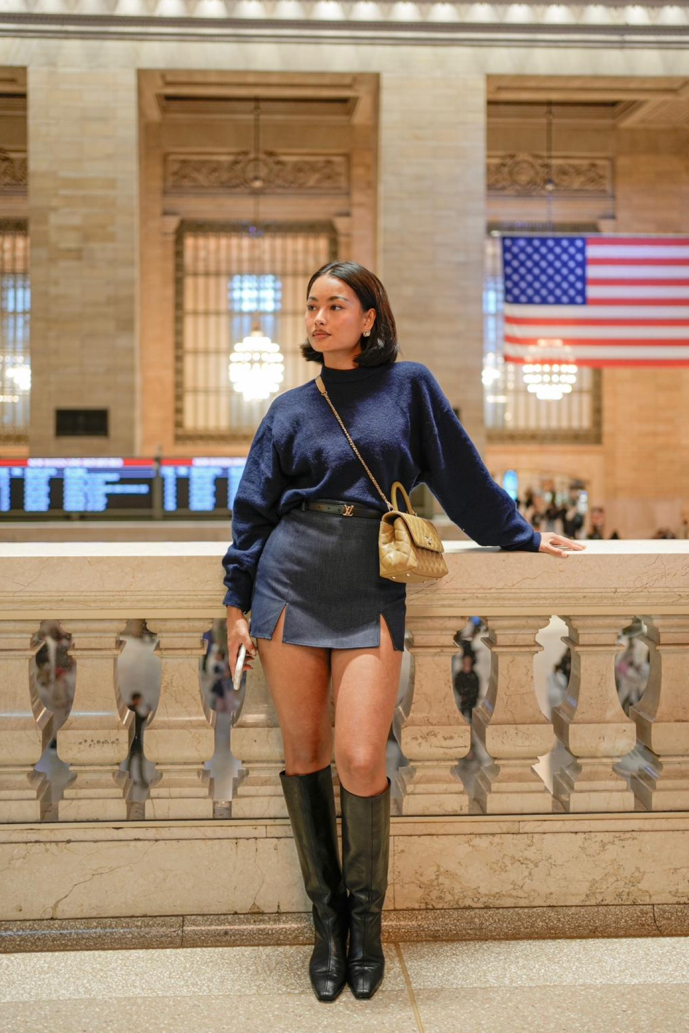 H&M, Zara, Massimo dutti, Louis vuitton, Chanel, Abercrombie & fitch, Stradivarius, Asos, 24s, Fashionphile, transitional outfit, autumn outfit, knitted jumper, navy blue skort, knee high boots, luxury fashion, street style, nyc fit, style inspiration, autumn wardrobe

#LTKSeasonal #LTKstyletip #LTKeurope