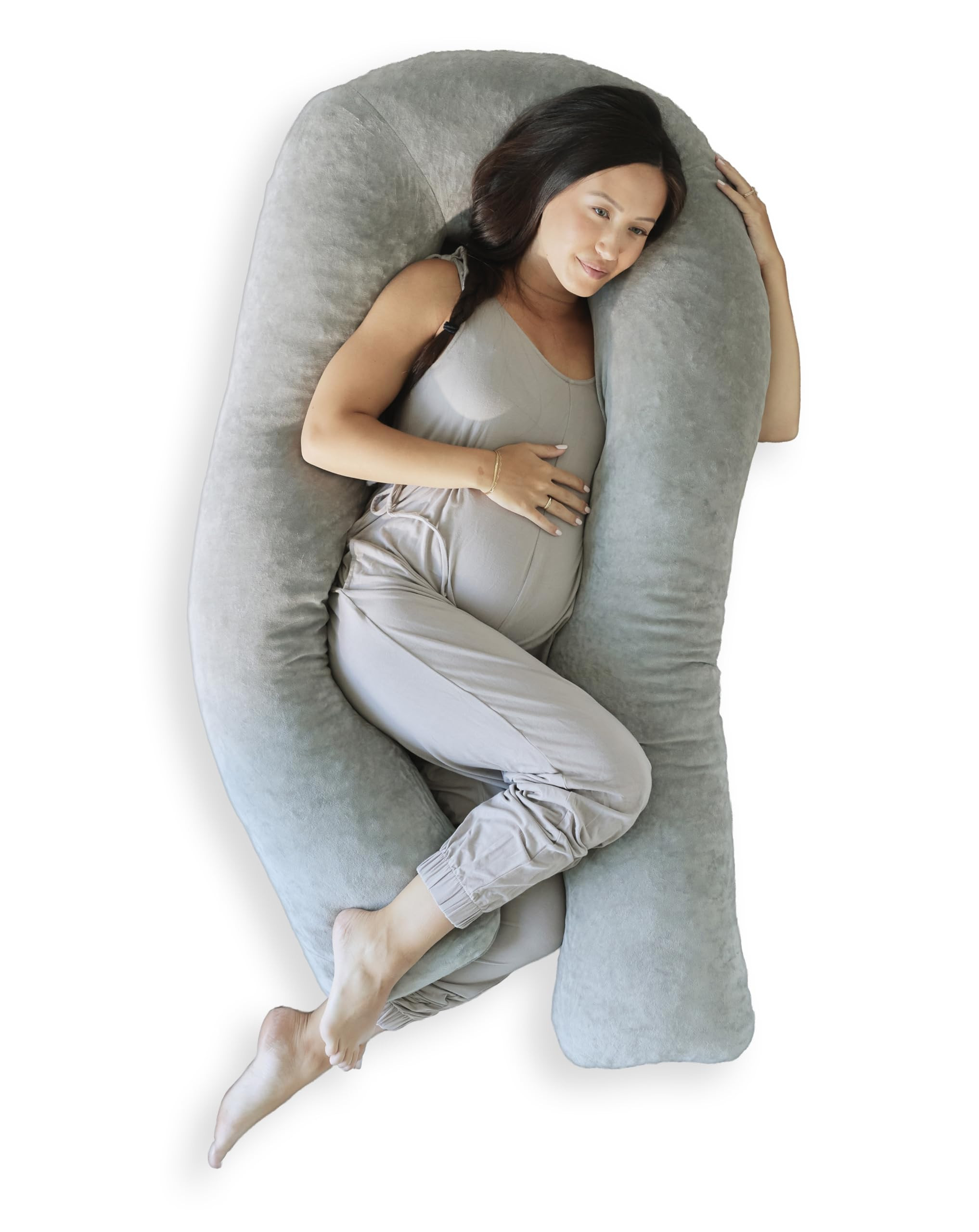 MedCline Pregnancy Pillow, Full Body Maternity Pillow For Side Sleeping, Comfortable Support for ... | Amazon (US)