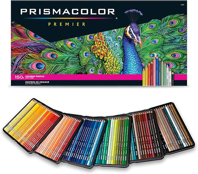 Prismacolor Premier Colored Pencils, Soft Core, Assorted Colors, 150 Count - Durable, Vibrant, Ul... | Amazon (US)