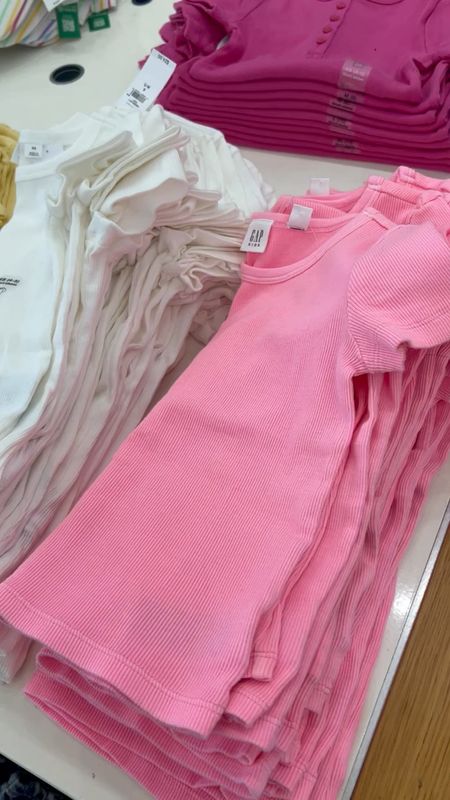Kids Gap finds!! Gap sale..I took my girls and got the best basics.  These tees are super cute, some great athletic shorts for camp…and some adorable wide leg denim 

#LTKfamily #LTKsalealert #LTKkids