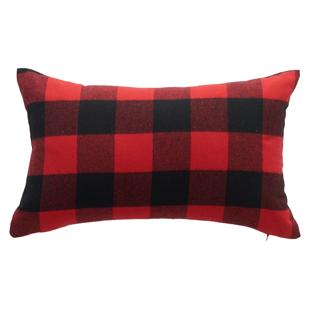 Christmas Pillow Cases Plaid Pattern Pillow Case Protector Throw Pillow Covers | Walmart (US)
