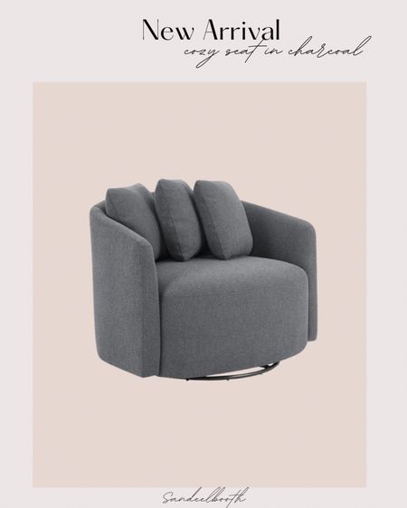 ✨NEW✨ The viral Beautiful by DB is now in charcoal! I have this in white and it’s so comfortable & easy to set up. 



Seating, living room, reading nook, Home

#LTKfamily #LTKhome #LTKstyletip