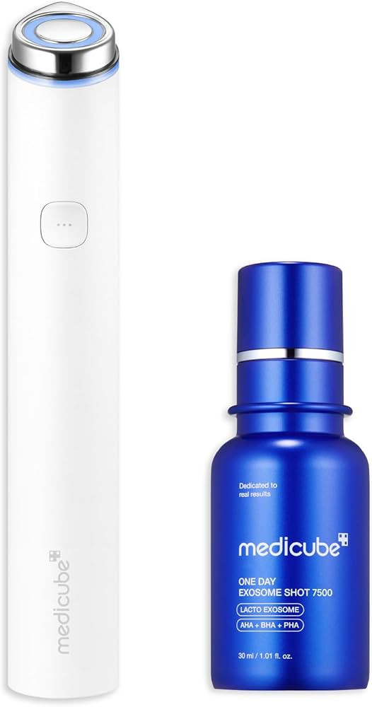 medicube Smooth and Refined Skin Duo: Mini Booster Pro White and Zero Exosome Shot 7,500 PPM Spic... | Amazon (US)