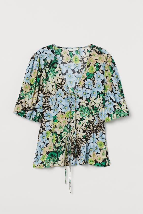Puff-sleeved Blouse | H&M (US + CA)