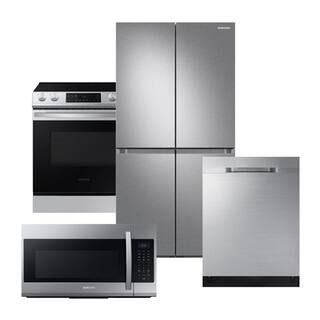 Stainless Steel Package with 4-Door FlexZone Refrigerator - The Home Depot | The Home Depot