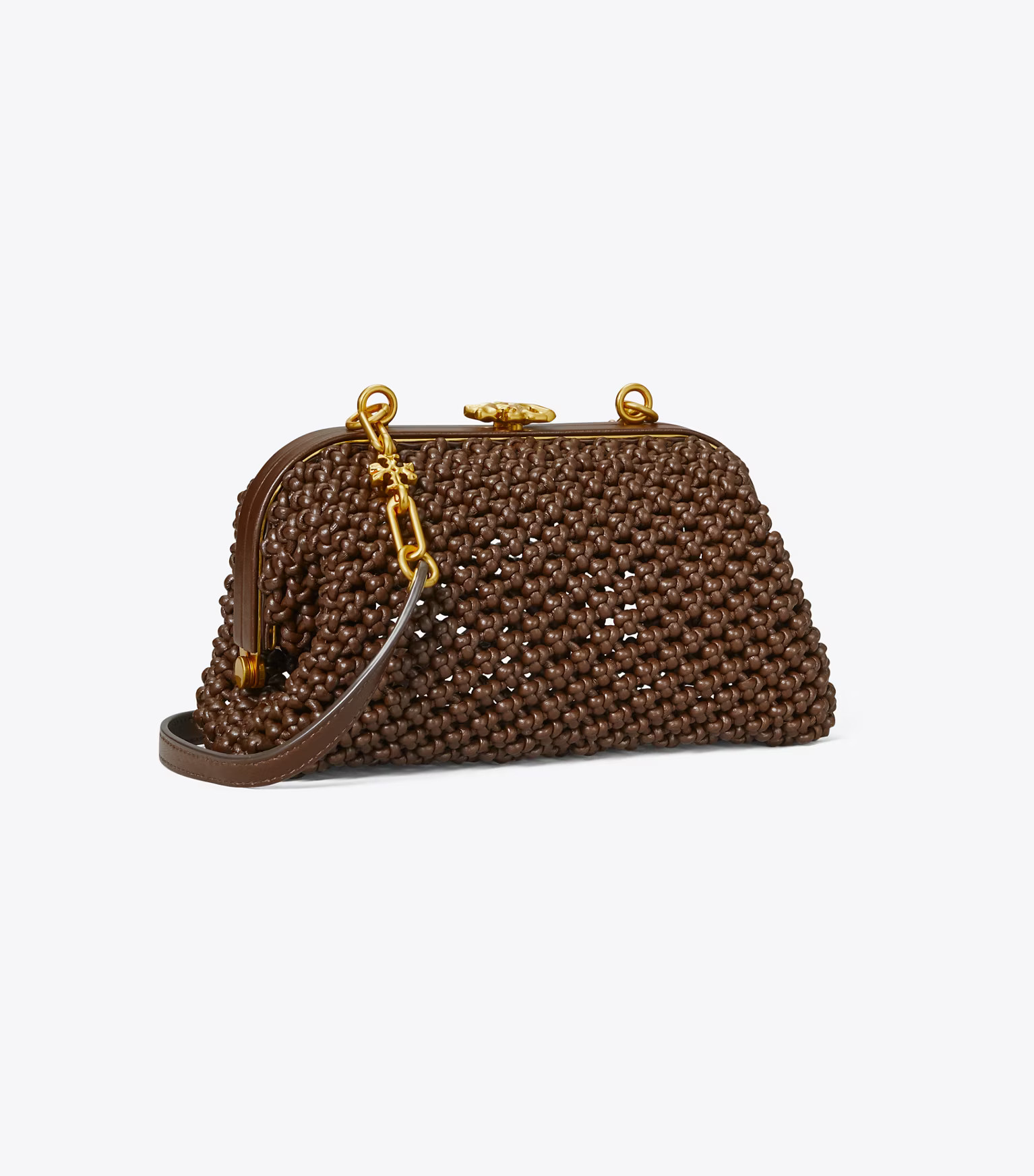 Cleo Macramé Woven Mini Bag: Women's Designer Crossbody Bags | Tory Burch | Tory Burch (US)