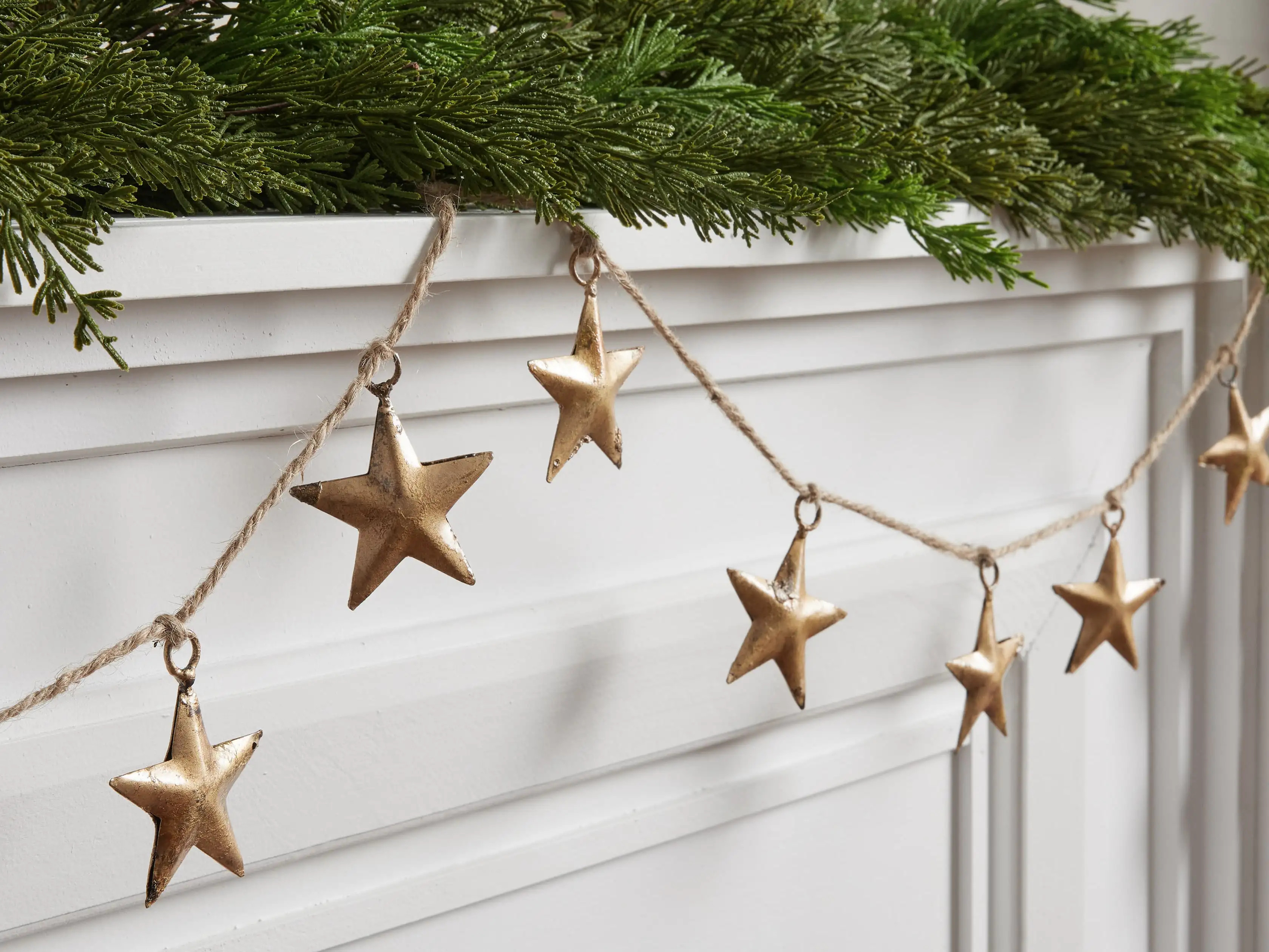 Jute Star Garland | Arhaus