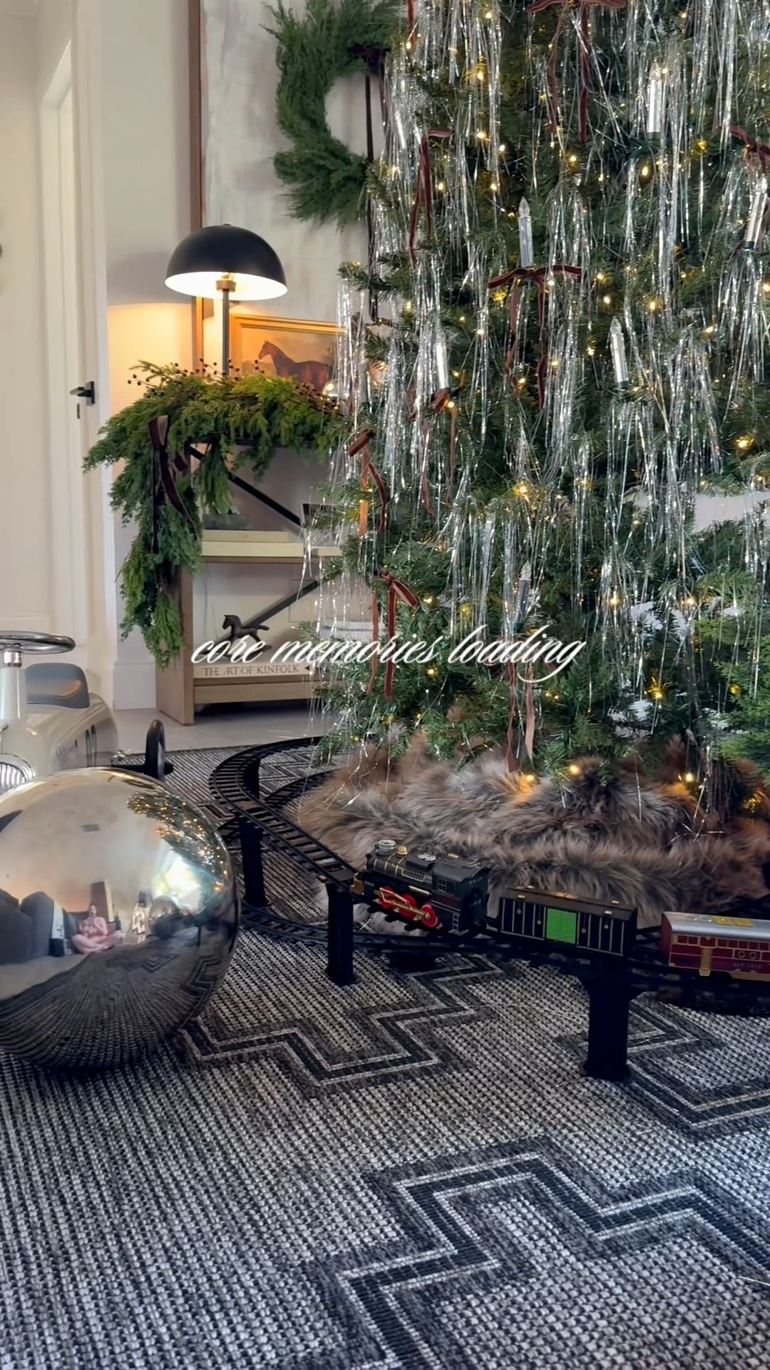 The Christmas train is officially Emmett’s new obsession 🚂✨
Watching him light up is everything. Core memories in the making 🤍 we installed the tracks round our Christmas trees.  It makes train noises and even blows steam! ✨🚂🤎

#ChristmasTrain
#CoreMemory
#ToddlerChristmas
#ChristmasMagic
#HolidayMemories
#ChristmasWithToddlers
#CozyHolidayHome
#ChildhoodMagic

#LTKGiftGuide #LTKHoliday #LTKmomlife