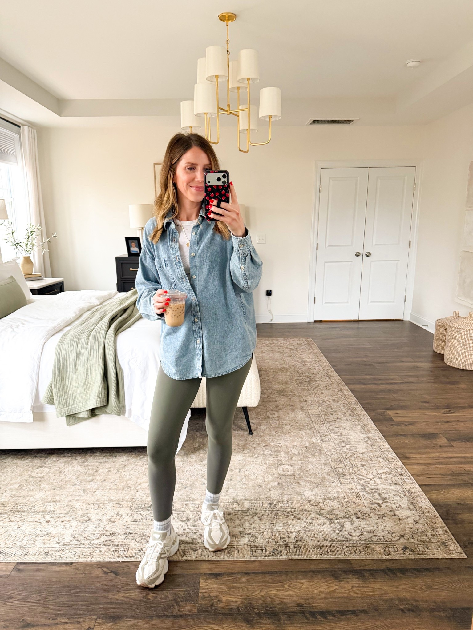 Easy OOTD with the viral denim shirt 