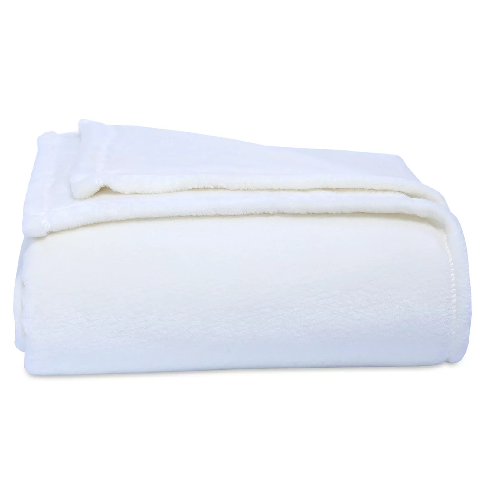 Better Living Velvety Plush Blanket, White, King | Kohl's