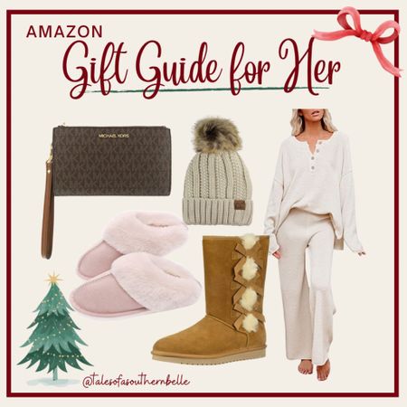 Amazon Gift Guide for Her 

Casual outfit. Ugg boots. Slippers. Michael Kors. Winter beanie. Winter hat. Mom gifts. Gifts for mom. Gifts for grandma. Teacher gifts  

#LTKHoliday #LTKSeasonal #LTKstyletip