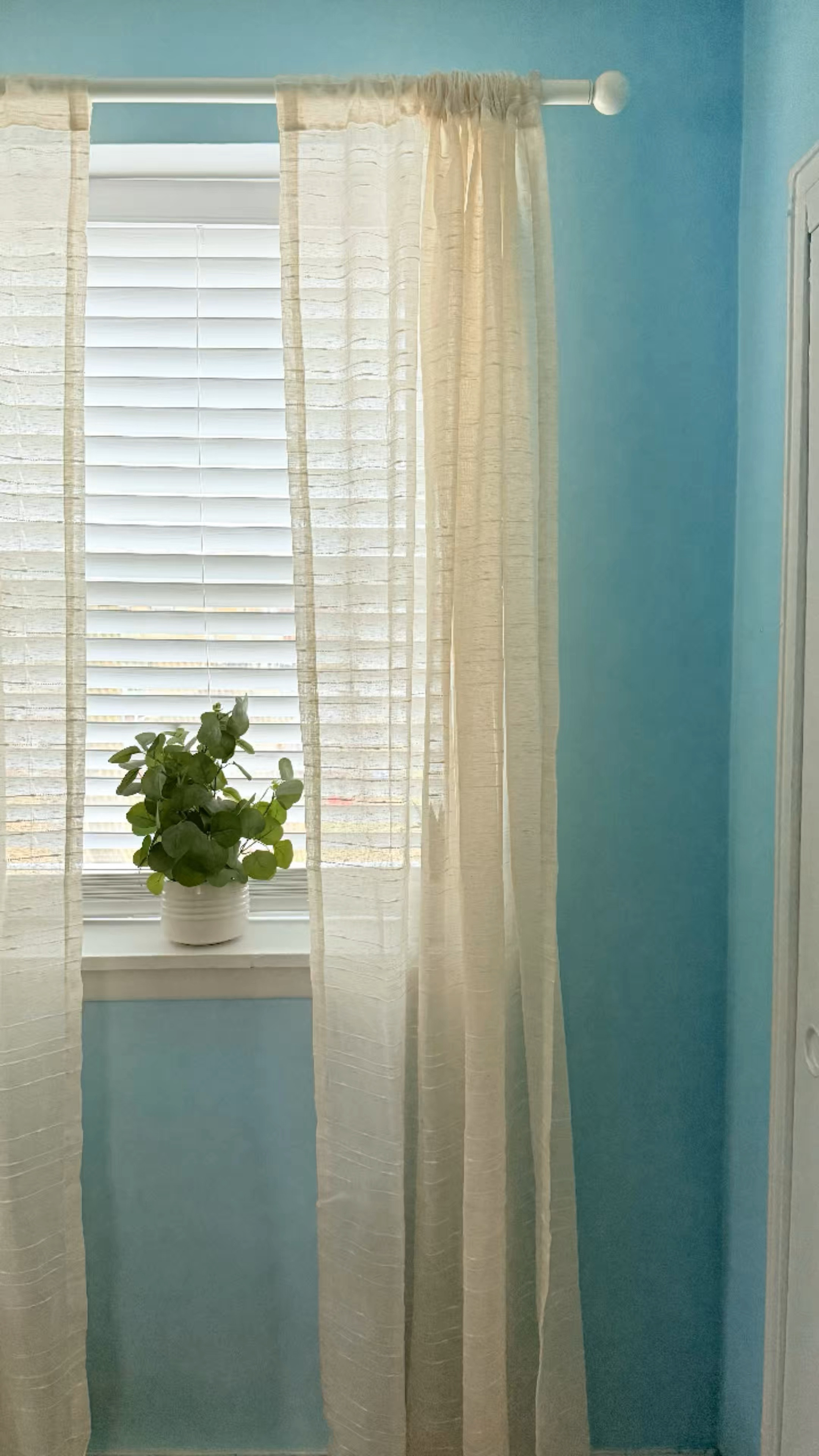 #ad Transforming my bedroom with these gorgeous white sheer curtains from @Lowes—cozy, light, and perfect for any space. They add the right balance of privacy and style with a subtle modern touch! #LowesPartner

#LTKFindsUnder100 #LTKHome #LTKWatchNow