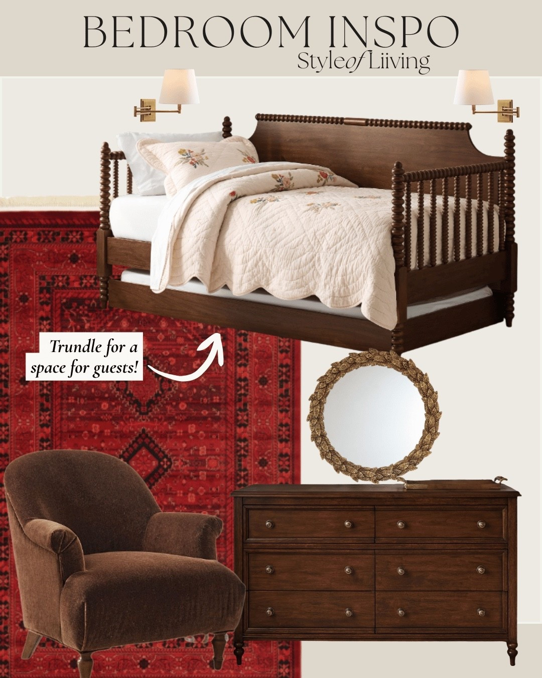 Bedroom design inspiration. 

#LTKSeasonal #LTKHome #LTKOver40