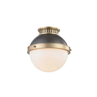 Latham Single Light 10" Wide Flush Mount Globe Ceiling Fixture | Build.com, Inc.