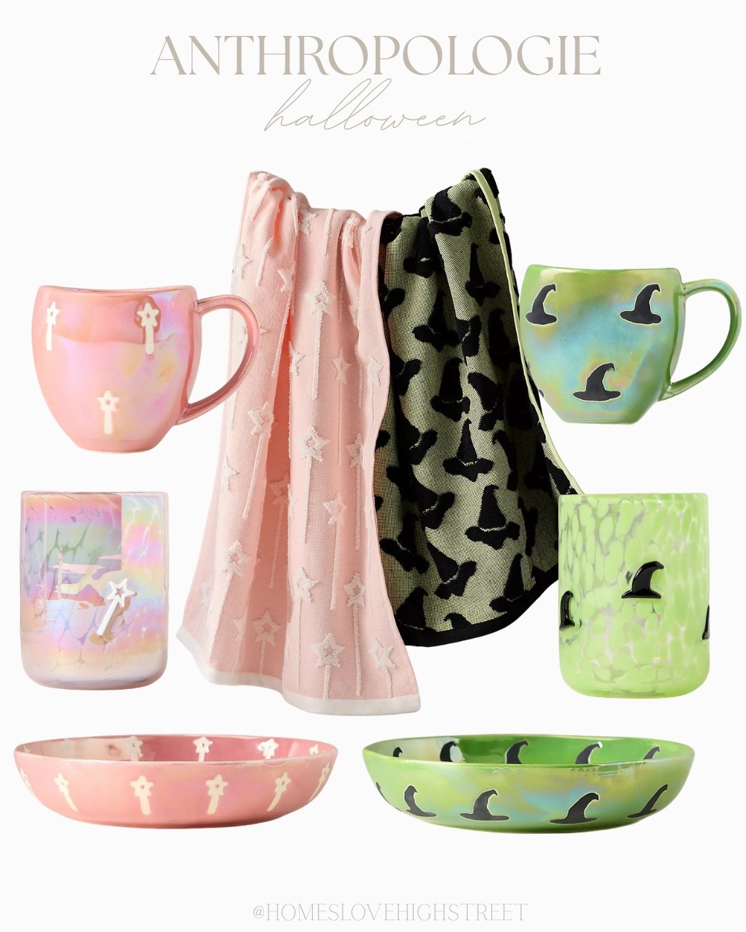 Pastel Halloween might be my new favourite ✨ These Anthropologie pieces are such a cute nod to Wicked, love love love 🩷💚

#LTKSeasonal #LTKHome